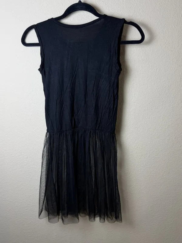 Disney Boutique Black Top Sheer Dress with Mickey Mouse Ears & Sparkle Size XS - Image 6