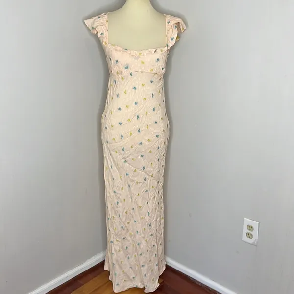 By‎ Anthropologie Scallop Baby Midi Dress - Image 5