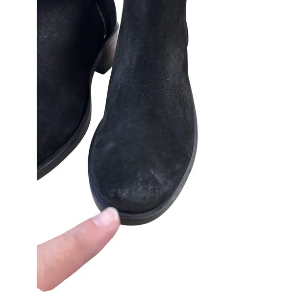 Naughty Monkey Womens Black Suede Leather Riding Boots Size 8.5 SKU 7436 - Image 12