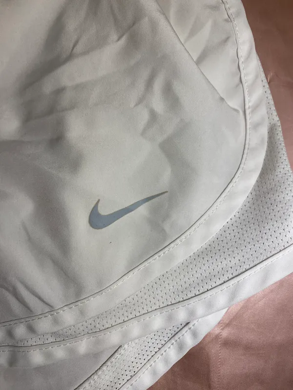Nike White Dri-Fit Shorts - Image 4