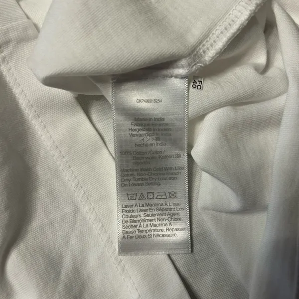 Women’s Madewell Puff-Sleeve Tee White Size Small NWT #NT331 - Image 7