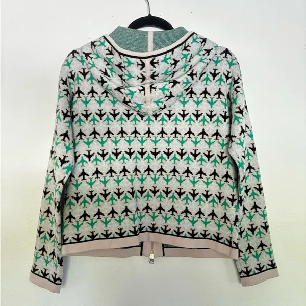 Anthropologie Maeve Harriet Zip Cardigan Sweater - New Small - Image 9