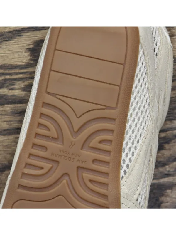 NWT Sam Edelman Tobi Sneaker Lace Up Low Top J8526M1 New Ecru Brown 8M - Image 16