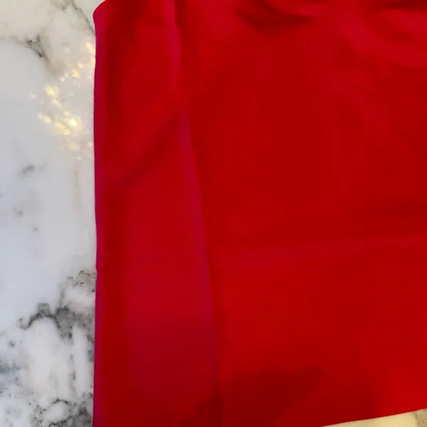 NWT J Crew Candy Apple Red satin camisole - 2 small pinch marks from hanger - Image 11