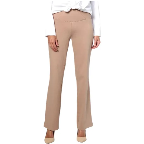 NWT Women with Control Elite Prime Stretch Denim Flare Pants Driftwood Size 16 - Image 3