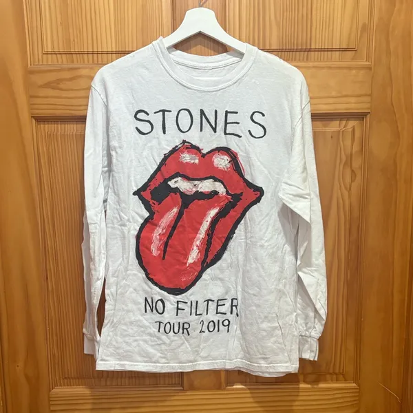 The Rolling Stones White Size Medium Long-Sleeve Shirt. - Image 2