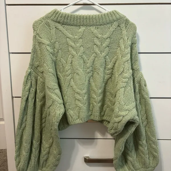 Altar’d State Brandi Chunky Cable Knit Sweater - Image 3