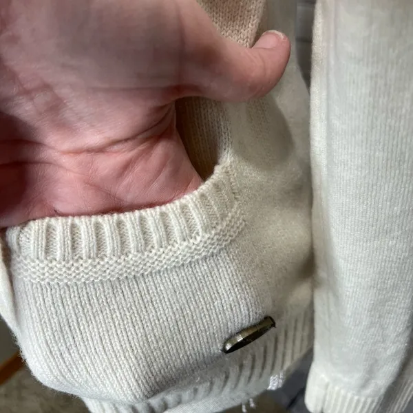 Lloyds wool blend cardigan sweater small - Image 6