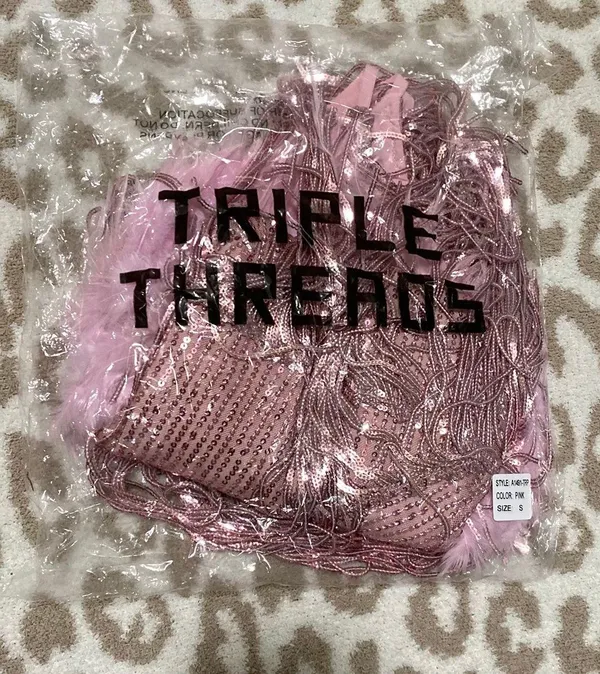 Triple Threads Pink Dress - Image 2