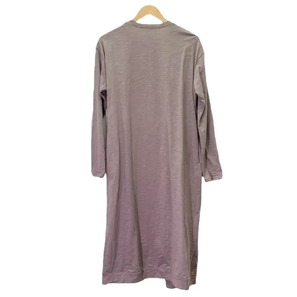 NWT Three Bird Nest Mocha Long Duster Cardigan Size Large 100% Cotton Open Front - Image 4