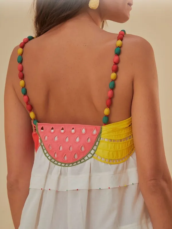 Farm Rio Fruits Richelieu Maxi Dress - Image 4