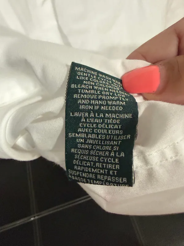 Lauren Ralph Lauren kid 12 white button up shirts long sleeve - Image 9