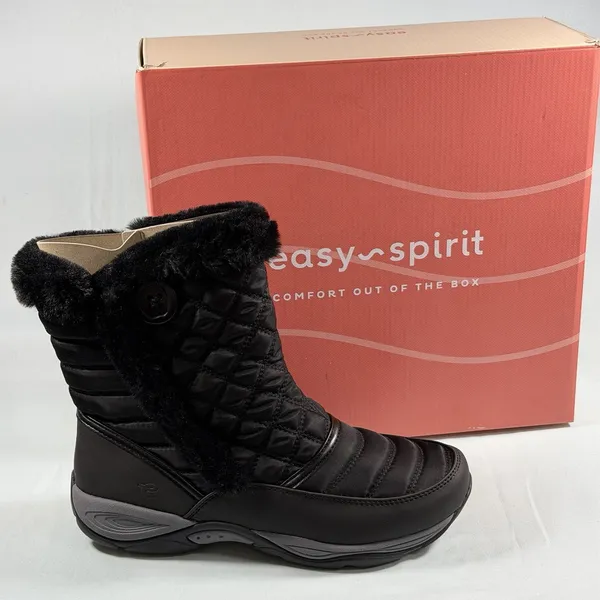 Easy Spirit Size-8.5M Women's Exposure2 Mid Calf Boot |‎ Black - Image 2