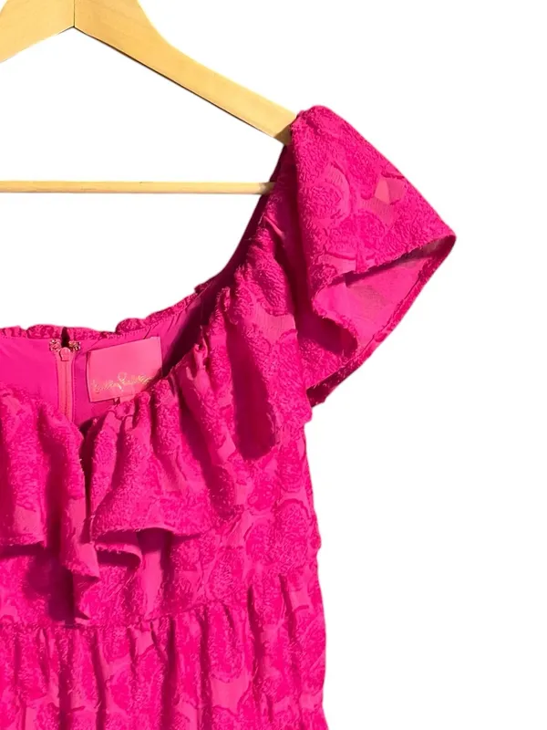 Lilly Pulitzer Emie Berry Soiree Ruffle Mini‎ Dress NWT Size 4 - Image 6