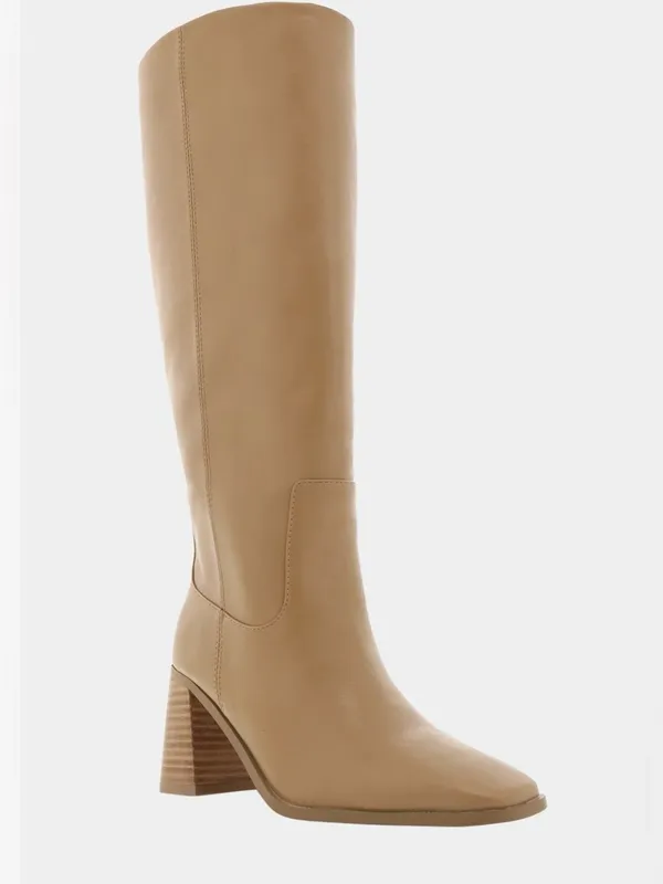 Billini Tan Over-the-Knee Block Heel Boots Size 7 - Image 2