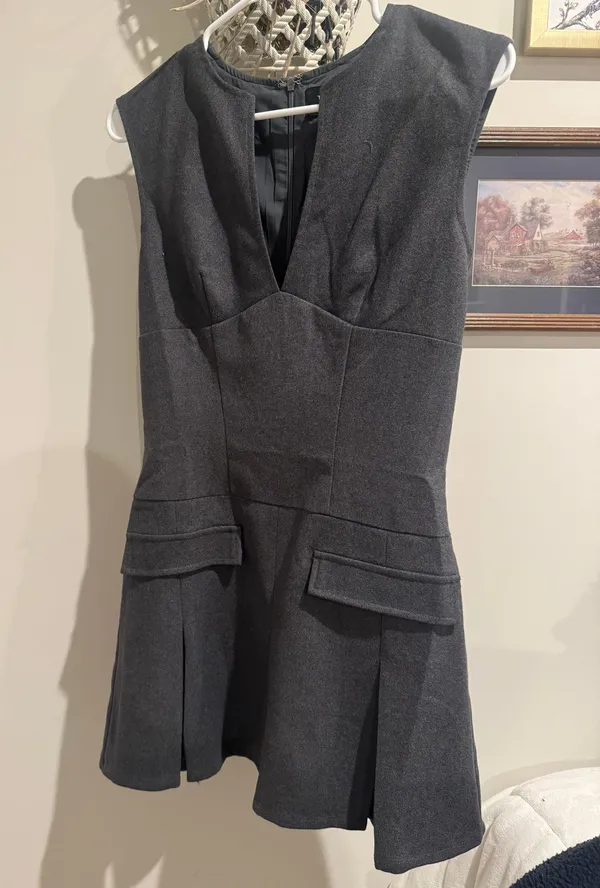 My Saturday Dress Gray Mini Dress - Image 3