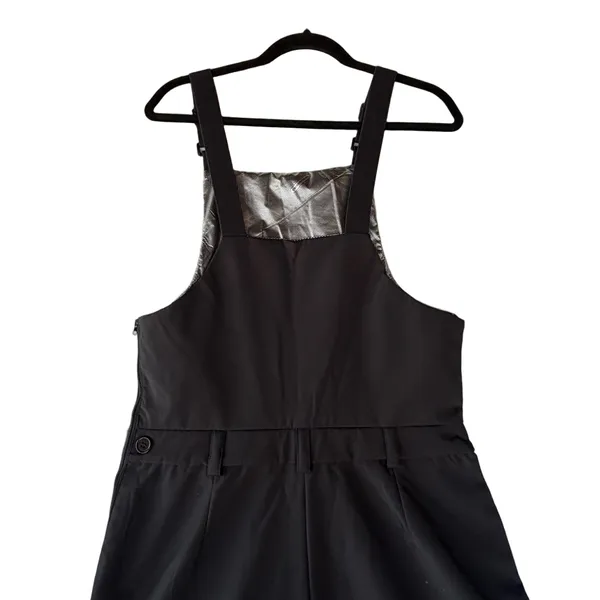 Black Snow Pant Bib Women's Size Large #260384 - Image 6