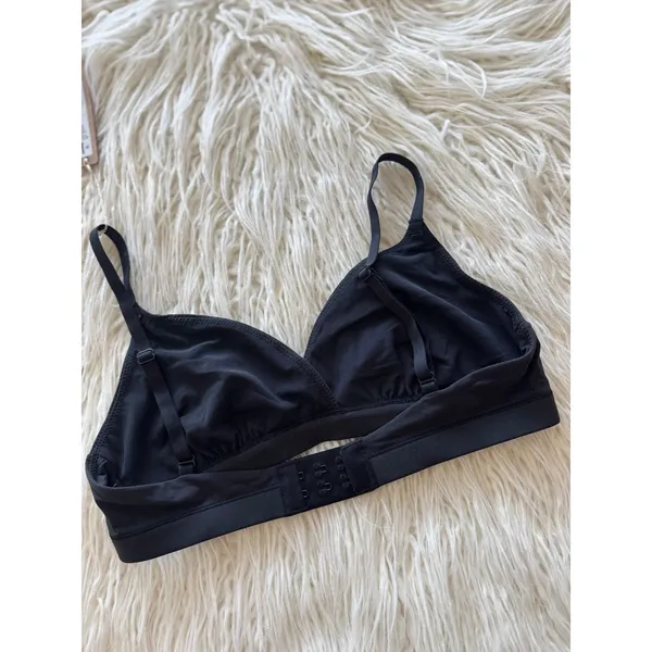 Skims Fits Everybody Crossover Bralette Onyx Size Small - Image 6