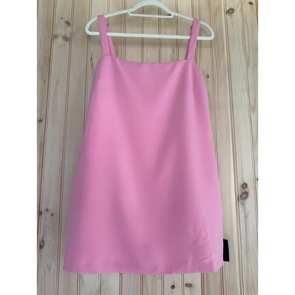 NWT Lulus Chayan Pink Sleeveless Skort Romper Party Chic Feminine Club Size XL - Image 2