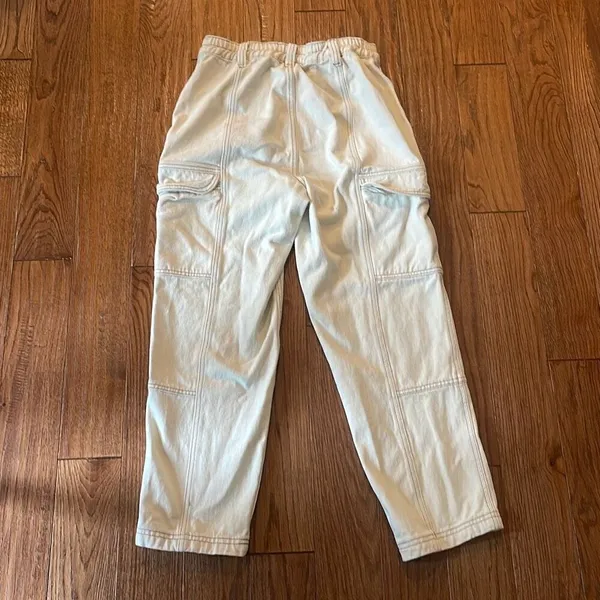 PacSun elastic waist utility cargo jeans size M - Image 9