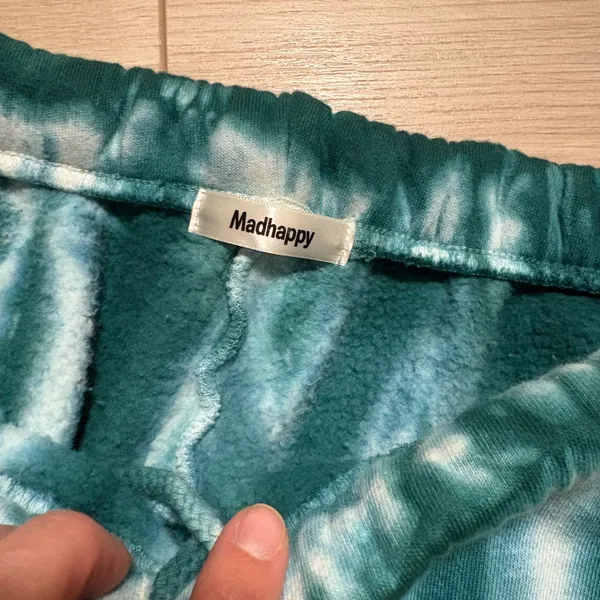 Madhappy Teal Tie-Dye Joggers - Image 3