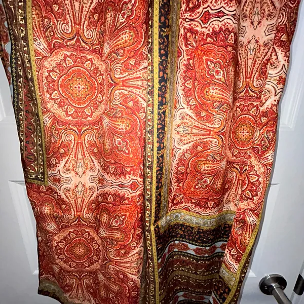 Industry Republic Boho Mix Print Pull On Wide Leg Statement Pants Size M - Image 4
