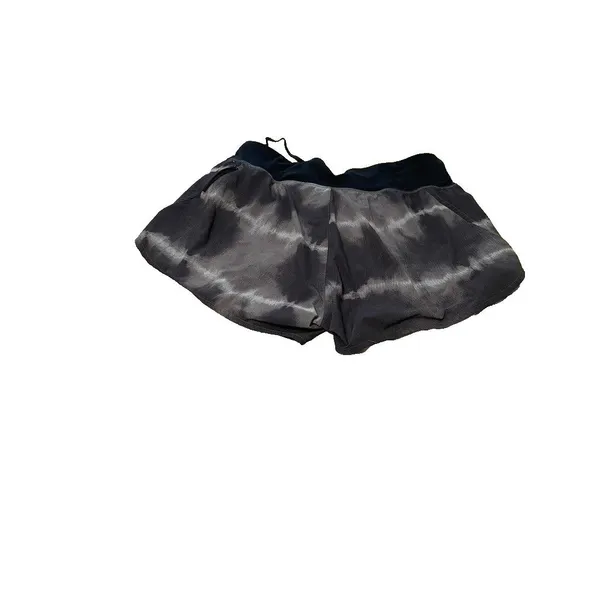 Nike Running Eclipse Dri-Fit Running Lined Shorts Women Black Tie Dye XL - Image 5