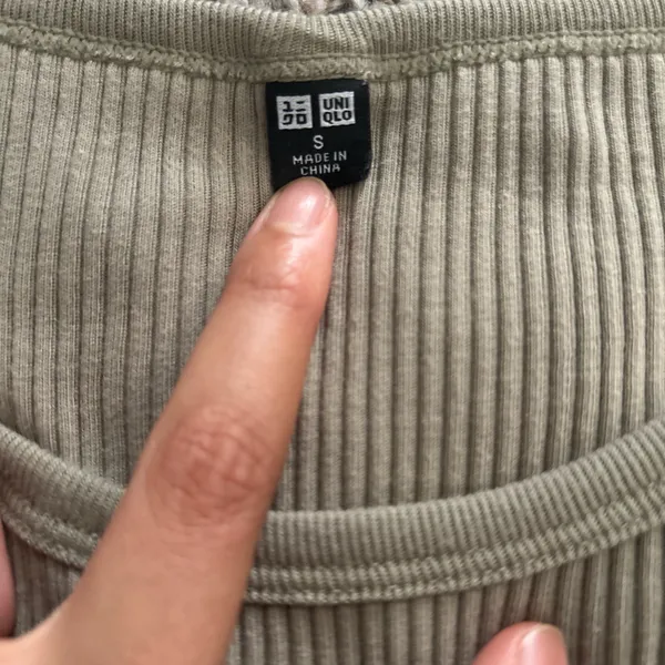 Uniqlo Ribbed Short Sleeve Top - Image 3