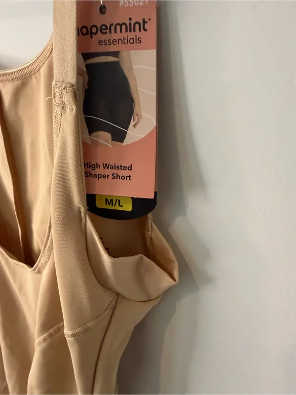Shapermint Nude Beige Shaping Bodysuit Tan Size undefined - Image 2