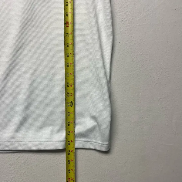 Columbia Polo Shirt Men's Medium M White Short Sleeve Golf Shirt 100% Cotton - Image 4