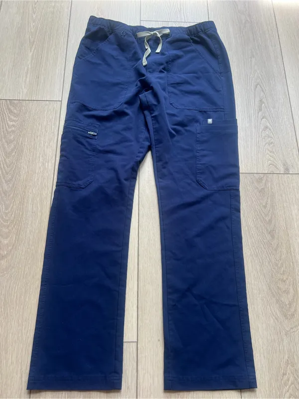 Figs Technical Collection Scrubs Navy Pants Style TM3001 Cairo Cargo Size Medium - Image 8