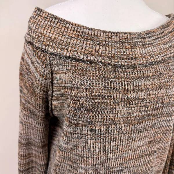 Free People Sugar Rush Off‎ The Shoulder Sweater Long Sleeve Cropped - Image 6