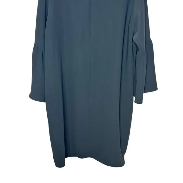 Amanda Uprichard Women Dress Shift Bell Sleeve Round NeckZip Back Black‎ Large - Image 11