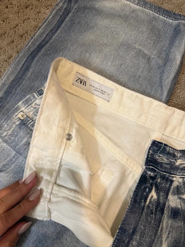 Zara jeans Blue Size 25 - Image 2