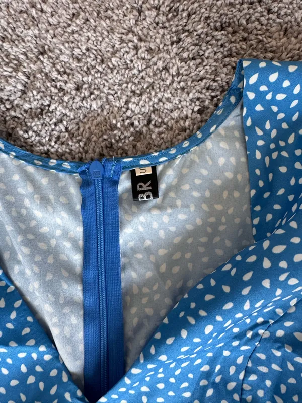 Cute boutique dress mini Blue - Image 2