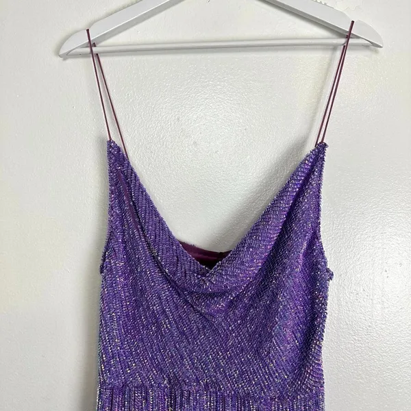 Retrofête Jill Sequin Minidress in Iridescent Size Large NWT - Image 7