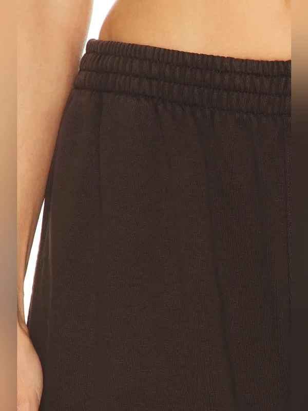 Skims (G23) Boyfriend Fleece Baggy Sweatpant | Color ESPRESSO | Size S - Image 6