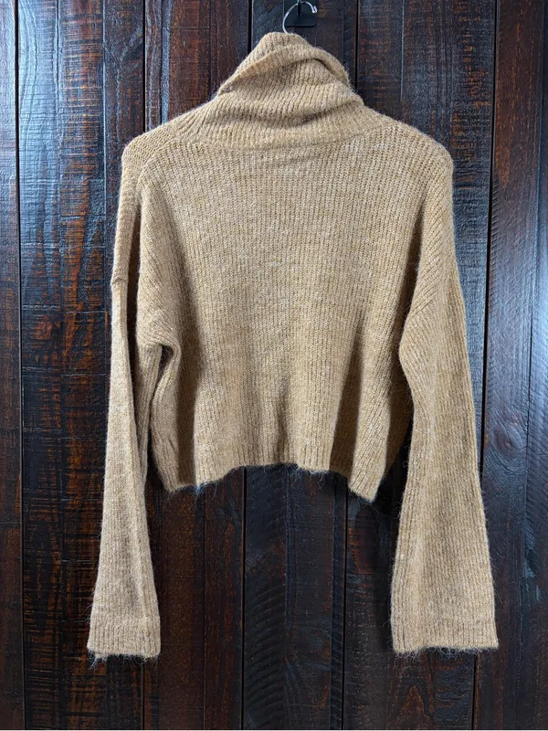 Wild Fable Beige Knit Turleneck Sweater NEW Small - Image 5