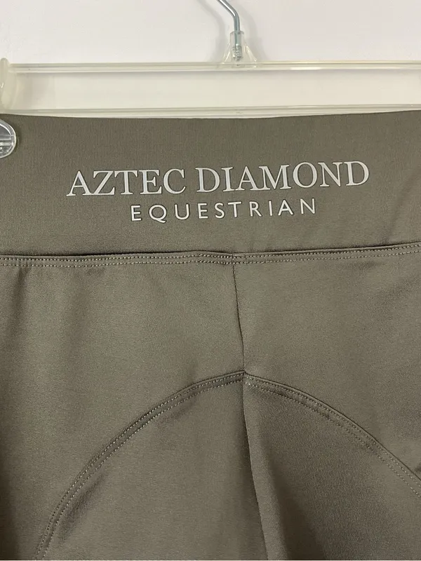 Aztec Diamond Equestrian Riding Pants Womens Size Small Green - Image 6
