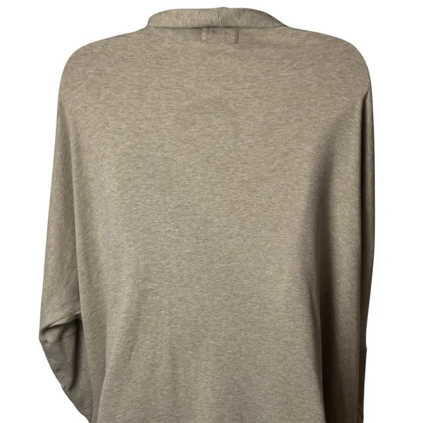 Pact‎ 100% Organic Cotton Airplane Long Cardigan Neutral Loungewear Travel S/M - Image 7
