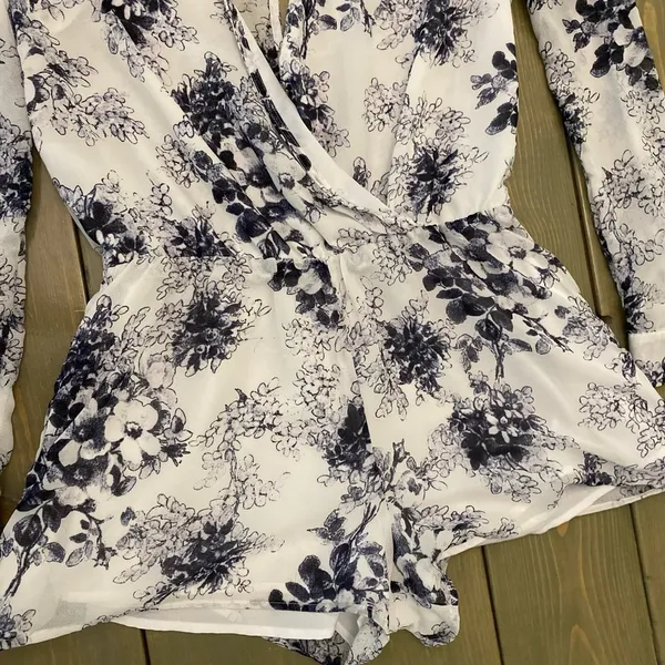 Free People Floral Romper‎ Xs- Tp - Image 5