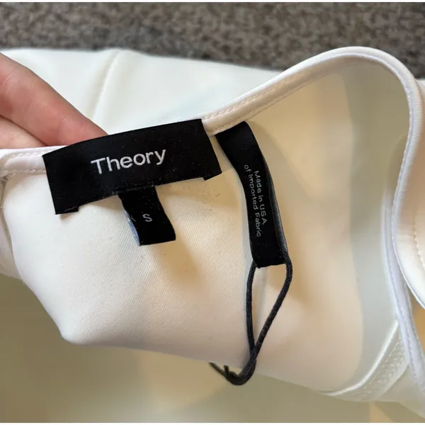 Theory White Midi Dress - Image 2
