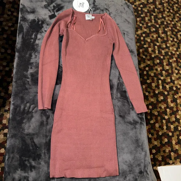 Princess Polly Lolita Mini Dress in Brown Size XS/S New with tag - Image 5