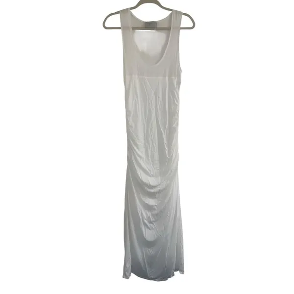 ✨Modern Citizen Ruched White Maxi Sz Small Tank Dress✨ - Image 2
