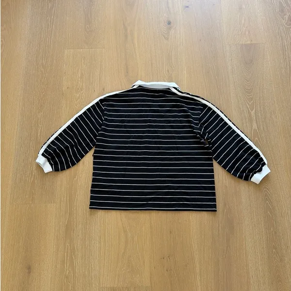 White Fox Come My Way Long Sleeve Jersey Size S/M in Black White - Image 3