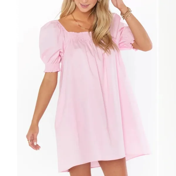 Show Me Your Mumu Annalynne Mini Dress Petal Pink - Image 4