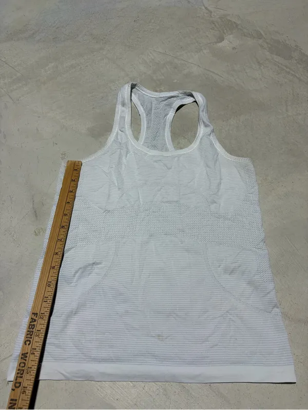 Lululemon White Racerback swiftly tech Tank Top 8 - Image 4