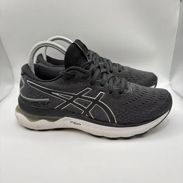 Asics Gel-Nimbus 24 Black White Running Shoes Sneakers 1012B201 Women's Size 6.5 - Image 5
