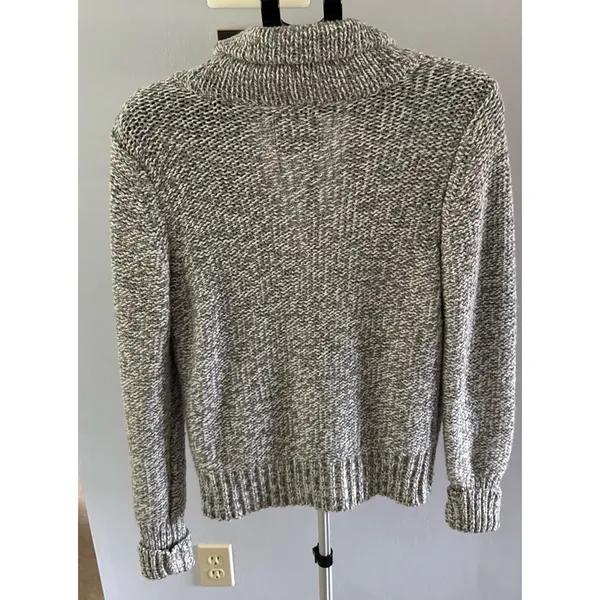 AE American Eagle Women's‎ Wool Rabbit Hair Gray Cardigan Sweater Size XL - Image 4