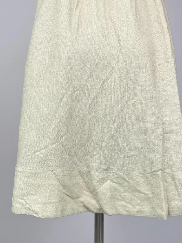 NWOT Farm Rio Linen Blend Floral Print Sleeveless Mini Dress Elastic Waist Sz M - Image 9